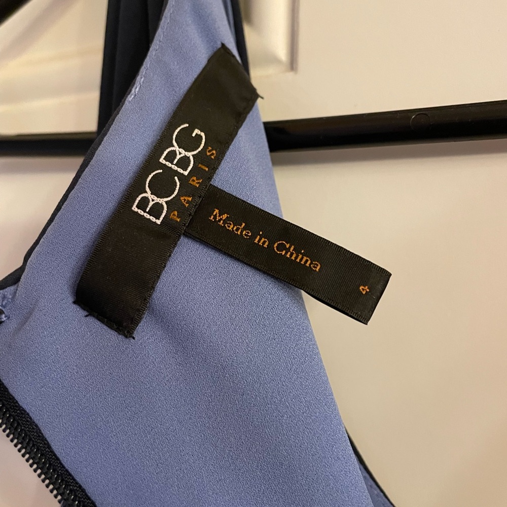 Bcbg color block dress